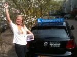 Anne Smit in 1x geslaagd, 25 lessen 2-4-2014 